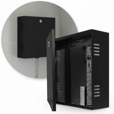Imagem de Rack Vertical Caixa Organizadora Metálica P/dvr Parede Cftv - Ipec, PR