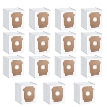Imagem de Domayllay Sacos de vácuo descartáveis de 15 unidades (2,8 L) para Roomba – Serve para aspiradores robóticos Essential 104/105, Plus 405/505, Max 705 e mais