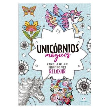 Imagem de Unicórnios Mágicos - Livro De Colorir E Relaxar Mandalas