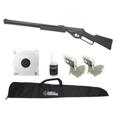 Imagem de Carabina Pressão Cowboy Lever Action 4.5 2cx Esferas Combo