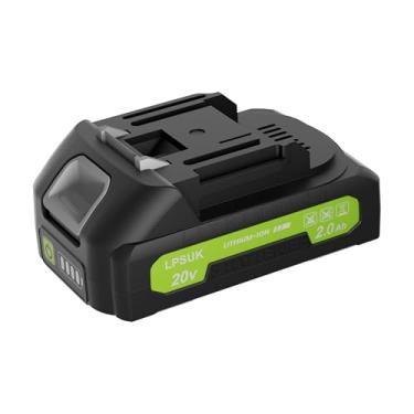 Imagem de Bateria de 20 V 2,0 Ah para aparador de cordas, bateria de repaclment compatível com aparador de grama LPSUK sem fio, 1 pacote