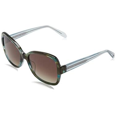Imagem de Fossil Óculos de sol femininos, Chifre verde, 54
