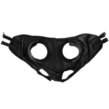 Imagem de T Starlight Bright Q Máscaras ajustáveis para moscas de cavalo – auxílio de foco para corridas e treinamento, máscara de olho equestre elástica super confortável, grande espaço para os olhos com