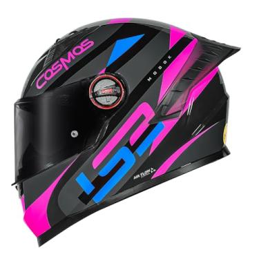 Imagem de Capacete LS2 FF358 Pro Modok Preto e Rosa Tamanho:62
