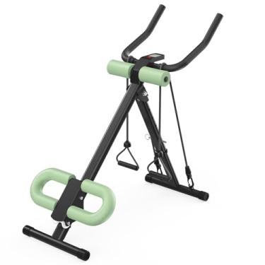 Imagem de Máquina de abdômen, equipamento de treino de abdômen ajustável, máquina de treino abdominal para exercícios de estômago, treinador de exercícios abdominais para mulheres