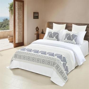 Imagem de Camas de cama e cachecóis, lenço moderno macio de chenille, resistente a rugas, luxuoso ondulado neve neil jacquard cama corredor, para quarto, hotel, casamento, quarto, arroz, branco|1 fronha de 50 x