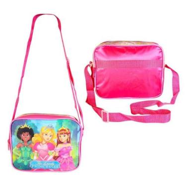 Imagem de Kit Mochila Escolar Infantil 3 Peças Princesas - Rocie
