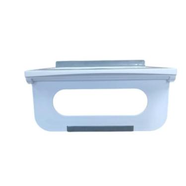 Imagem de Suporte para Notebook Ajustável, Plástico Branco, Ergonômico, Design Vazado para Ventilação, 24,5 x 24,5 x 2cm, Portátil com Inclinação até 130°