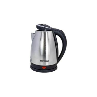 Imagem de Chaleira Elétrica Atacama, Aço Inoxidável e PP, 1,8L, 1200W, Base Giratória 360°, Desligamento Automático, 127V, 23x16cm