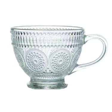 Imagem de Jogo de Xicara de Vidro Vintage 400ml- 6 peças