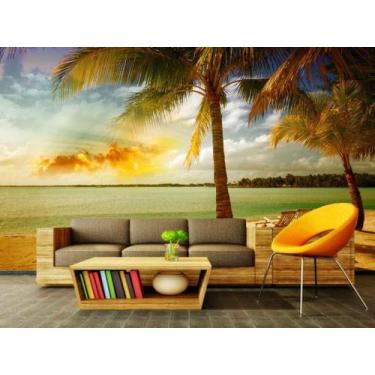 Imagem de Papel de Parede Painel Fotográfico Praia 22 -1,00 X 1,00 - Voce Decora