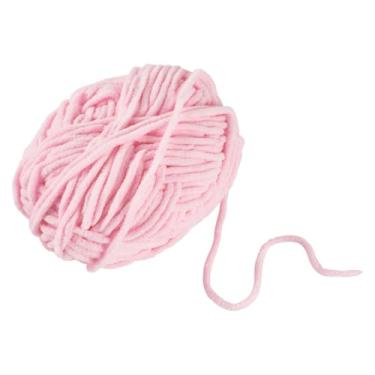 Imagem de 120 m/novelo 0,5 ~ 1 mm fio de crochê macio grosso para cachecol tecido bordado bolsa de suéter de costura, almofada fazendo artesanato de tricô à mão, rosa pérola