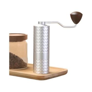 Imagem de Moedor De Café Manual Profissional Em Aço Inoxidável Com Ajuste De Moa