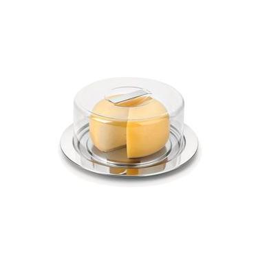Imagem de Prato para queijo com cúpula Forma Vision 25cm