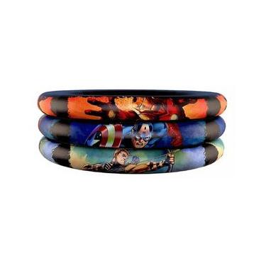Imagem de Piscina Inflável Marvel Avengers 100 Litros - Etitoys