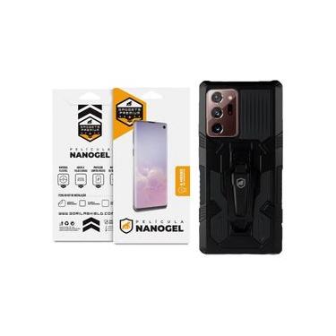 Imagem de Kit Capa case capinha Clip e Película Nano Gel Samsung Galaxy Note 20 Ultra - Gshield