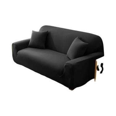 Imagem de Capas De Sofá Em L De Cor Sólida E Elástica, Capas De Canto Espessas P