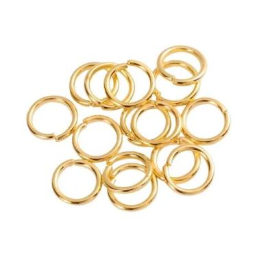 Imagem de Anéis De Metal Abertos Em Vários Tamanhos, 200 Peças, Para Fazer Joias