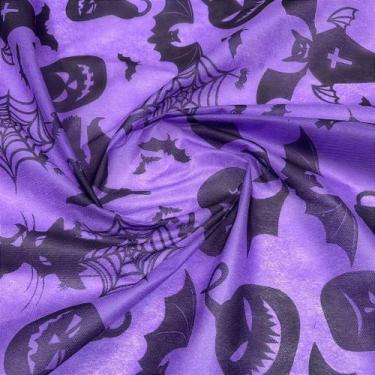 Imagem de Tecido TNT Estampado Halloween Bruxinha 1,40m de Largura para Festas e