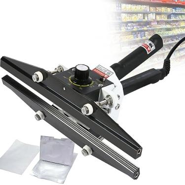 Imagem de LMJYU Selador de crimpagem portátil, selador portátil de crimpador térmico, selador de crimpador de calor portátil, saco de alumínio, saco de celofane, saco de papel kraft