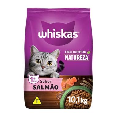 Imagem de whiskas Ração Melhor Por Natureza Salmão Gatos Adultos 10,1 kg