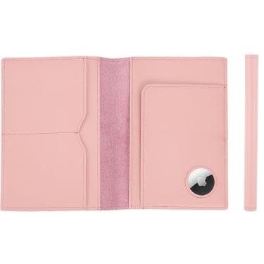 Imagem de STAR VISTA Porta-passaporte de viagem de couro Albatross, design minimalista, capa de couro de flor integral para homens e mulheres - Carteira fina para passaporte, dobrável, bloqueio RFID, AirTag de