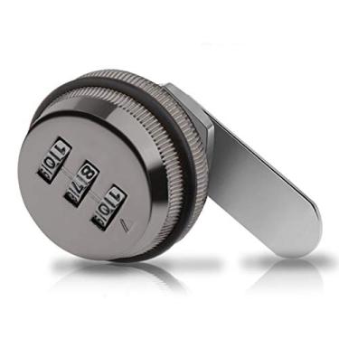 Imagem de Armário com Gaveta de Arquivos Bloqueio Trava Codificada Senha Chave Liga Zinco Resistente a Desgaste - Três Dígitos Seg