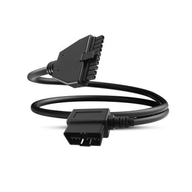 Imagem de TIKSCIENCE OBD2 Adaptador de cabo diagnoático de 16 pinos para 10 pinos adequado para Freightliner Ken-Worth Peterbilt Westernstar, compatível com diário de bordo PT30 ELD, adaptador de cabo OBD2 de