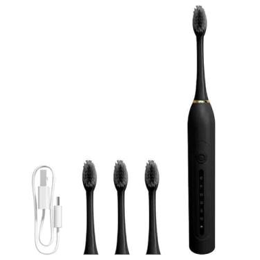 Imagem de Escova de dentes elétrica recarregável Sonic(Preto)