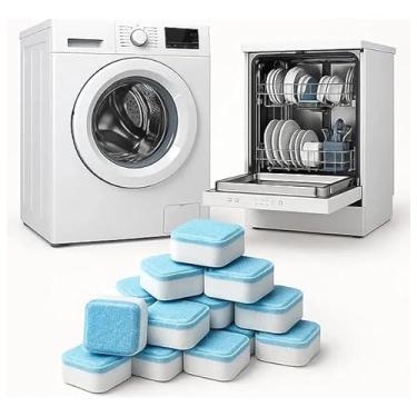 Imagem de Pastilhas para Limpeza de Máquina de Lavar Roupas – Kit com 12 Unidades | Limpa Máquina