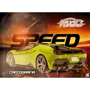 Imagem de Caderno de Cartografia e Desenho Costurado, Animativa, 48 folhas, Silver Tuning, Pacote com 10