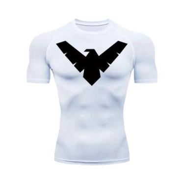 Imagem de Camiseta Masculina De Compressão De Secagem Rápida Com Estampa Para Ac