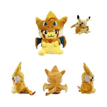 Imagem de Brinquedos De Pelúcia Cos Eevee Pikachu Lucario De 20CM, Bonecos De An