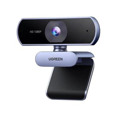 Imagem de Webcam Ugreen CM678 - Full HD 1080P - 30FPS - Rotação 360° - com Microfone - USB - Cinza