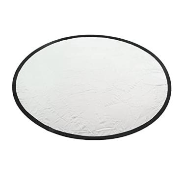 Imagem de GLOGLOW Modificador de Iluminação de Palco de Câmera Refletor de Fotografia de Ouro Prateado, Mini Refletor de Luz Redondo Portátil, 2 Em 1, Tecido e Metal, Nan Nan (110cm)