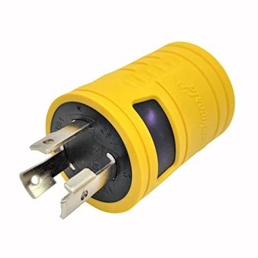 Imagem de Parkworld 886146 Generator Adapter 3-Pole 30A Locking L5-30P Plug to 4-Pole 20A Locking L14-20R Receptacle (Two hots Pole bridged in Female)