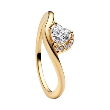 Imagem de Conjunto De Anéis De Casamento Princesa Coração Mickey Minnie Em Prata