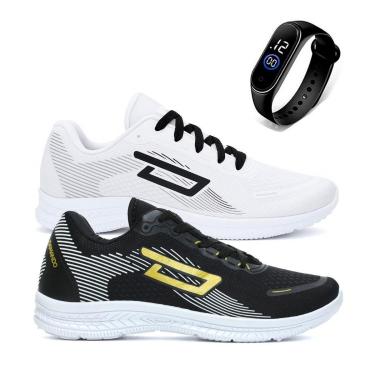 Imagem de Kit Tênis Esportivo Masculino Corrida + Relógio-Masculino