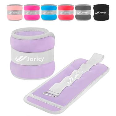 Imagem de Pesos no tornozelo, peso do braço da perna do pulso para mulheres e homens com alças ajustáveis, braço pesado para ioga, corrida, caminhada, ginástica, fisioterapia - par de 900 g (0,5 kg cada peso