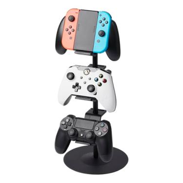 Imagem de YAMAZAKI home Suporte universal ajustável para controle de jogo/suporte para controle, Preto, One Size