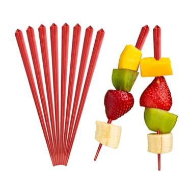 Imagem de Prisma de palitos de coquetel de 1000 peças 7,62 cm (3") - Enfeite elegante e elegante para coquetéis, palitos de plástico perfeitos para aperitivos e bebidas, espetos extravagantes versáteis para