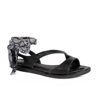 Imagem de Sandália Tanara Rasteira Feminina T9195-Feminino