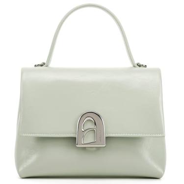 Imagem de LA FESTIN Bolsas transversais femininas pequenas de couro com alça ajustável, Mint Manbo