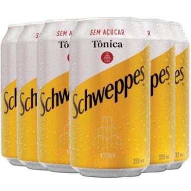 Imagem de Kit c/ 6und Água Tônica SCHWEPPES Sem Açúcar 350ml