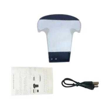 Imagem de Boné De Terapia Com Luz LED Vermelha E Azul Para Crescimento Capilar E