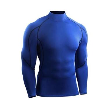 Imagem de Camiseta De Manga Longa Para Corrida Masculina, Compressão, Fitness, T