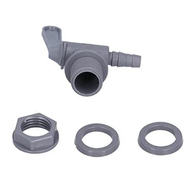 Imagem de Mingzhe Kit de Torneira para Barril de Cerveja, Torneira para Bebidas Carbonatadas, Fermentação Caseira, Juntas Balde (Cinza)