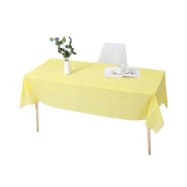 Imagem de Toalha De Mesa Plástica Reutilizável 137x183cm Livre De BPA Para Janta