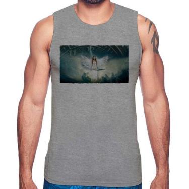 Imagem de Regata Anjo do tempo - Foca na Moda, Cinza, M