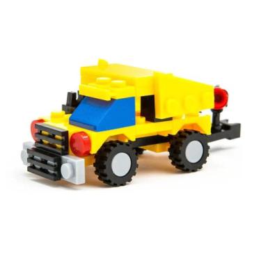 Imagem de Mini Blocos De Montar City Blocks - Caminhão Guerra 2em1, 49